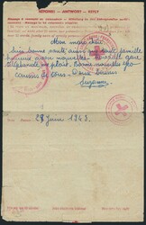 Portuguese Red Cross Portugal, French Red Cross form, Central ...
