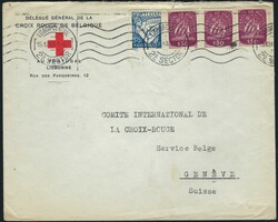 Belgian Red Cross – letterhead envelope from the General Delegate ...