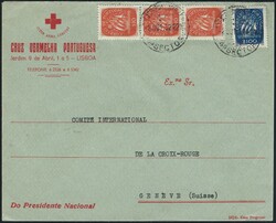 Portuguese Red Cross Portugal – 1944 Nurse giving treatment ...