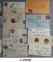Portugal lot with 45 envelopes from the 1st and 2nd Reform