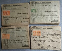 Portugal lot of about 50 envelopes with internal circulation in ...