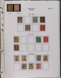 7128: Sammlungen und Posten Franz. Kolonien