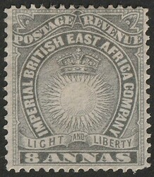 1890-95 Light & liberty 8a grey. VF fresh M. Scott 24 cat US$350. SG ...