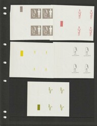 1976 Institute of Medical Research set 20c - $1 as IMPERF PROOFS of ...