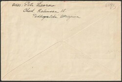 Carpatho - Ukraine: 1939 Pictorial 3K blue tied to Registered Pic FDC ...