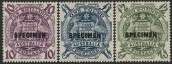 1963 PO 'Specimen' folder with set of current Australian postage ...