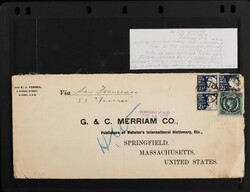 1896-1911 overseas usage Postal History covers with 1894 Registered ...