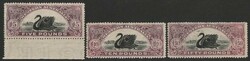 Stamp Duty: 1904 Engraved Swans to £10 & £50 'Specimens' original ...