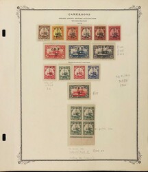 1915 'C.E.F.' opt Yacht set ½d on 3pf - 5s on 5Mk plus 1d opt in ...