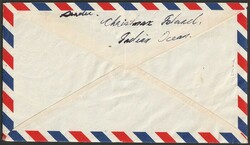 1962 Commercial Airmail cover to USA franked with 1958 QEII $1 & 10c ...