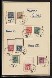 1860-1950s World collection in 2 binders &amp; envelope. Inc ...