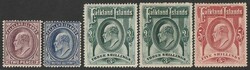 1904-12 KEVII mint collection inc set ½d to 5/-, plus 2d ...