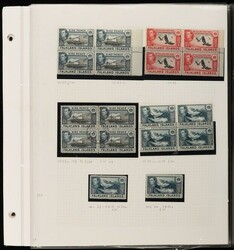 1938-50 KGVI balance of collection mostly annotated on leaves, mostly ...