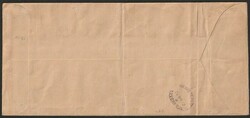 1912 registered cover (252x117m) to England franked with KEVII 6d ...