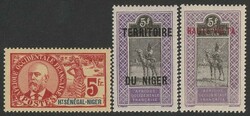 Niger, Upper Senegal & Upper Volta: 1906-44 Mint collection on pgs ...