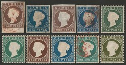 1869-1902 QV collection on Scott album pgs. 1869-72 QV Cameo 4d, ...