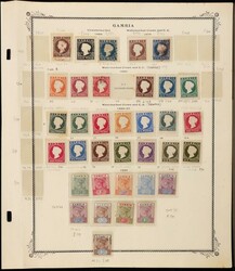 1869-1902 QV collection on Scott album pgs. 1869-72 QV Cameo 4d, ...