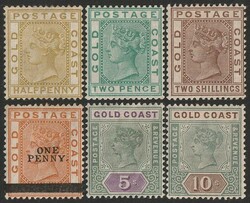 1876-1901 QV Mint collection on Scott pgs inc 1876-79 ½d, 1d & 2d, ...