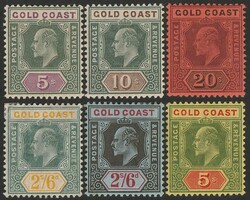 1902-13 KEVII Mint collection inc 1902 set ½d to 20/-, wmk Crown CA. ...