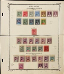 1902-13 KEVII Mint collection inc 1902 set ½d to 20/-, wmk Crown CA. ...