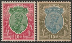 India: 1911-48 Mint collection inc 1911 KGV vals to 10R plus shades, ...