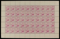 Burma: 1943 Farmer 15c magenta 20c grey-lilac & 30c deep blue-green, ...
