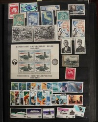 Carton lot with Antarctica collection inc AAT 1966 & 1973 Pic sets ...