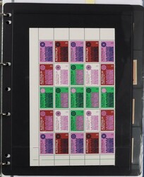 Carton with Nine albums inc 1960s-70s collection in 3 diff green ...