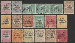 1915-23 used collection opt KGV & Kangaroo inc Kangaroos 1st wmk 10/- ...