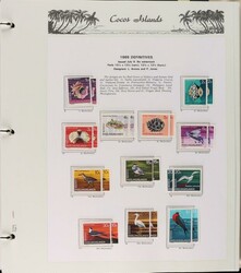 Cocos Islands collection to 2009 in 2 Seven Seas hingeless album with ...