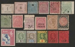 Fiji: 1871-1970 collection in loose leaf album inc Fiji Times 1870 1d ...