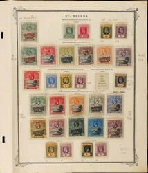 1902-46 Mint collection on Scott album pgs inc 1908 KEVII to 6d. 1903 ...