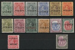 1913-17 KGV Justice & Peace set ½d-£1, plus 1916-18 WAR TAX opt 1d, ...