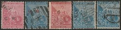 1877-79 collection on Scott album pgs. 1877 G.W.' opt Hope Seated 1d ...