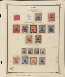 1900-62 Officials Mint collection on Scott album pgs inc 1900 opt ...