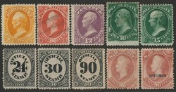 1873-2007 Officials collection on Scott album pgs inc 1873 ...