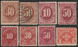 1879-1978 Postage Due collection on Scott album pgs inc 1879 vals to ...