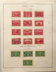 1912-29 Parcel Post collection on Scott album pgs inc 1912-13 ...