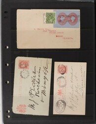 1890s-1910s Postal Stationery inc SA OS opt 1d violet Postcard, ...