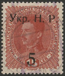 Western Ukraine: 1918 Kolomyja 'Ukr. N. R.' opt on Austria 5/15h ...