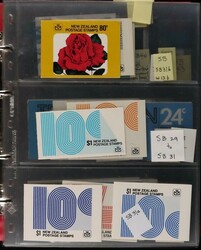 New Zealand 1967-2014 booklet collection in Lighthouse binder with ...