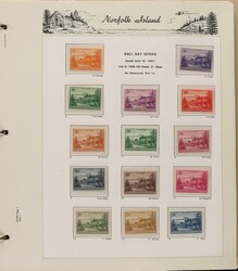 Norfolk Island collection 1947-2000 in 2 Seven Seas hingeless albums ...