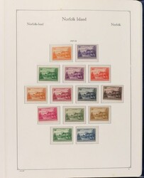 Norfolk Island: 1947-1994 virtually comp MNH collection in KA-BE ...