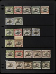 Papua: 1901-41 Mint collection inc 1901-05 BNG Lakatoi vals to 1/-, ...
