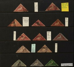 South Africa - Cape of Good Hope: 1853-1900 collection inc 1853 ...