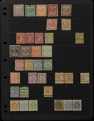 South Africa - Transvaal: 1870-1909 Mint collection inc 1870-77 large ...