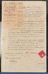 Australian Ephemera: 1826 contract appointing Attorneys to act on ...
