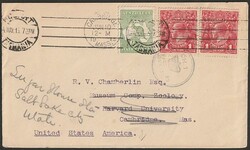 Kangaroo covers group inc 1913 with ½d (plus KGV 1d red pr) ...