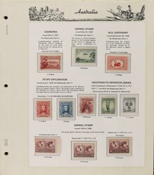 1927-65 mostly M/MNH collection in Seven Seas hingeless leaves with ...