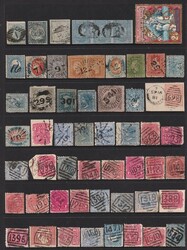Postmarks: Massive lifetime numeral cancel collection 1850-1915 with ...